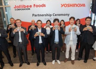 Jollibee Group and Yoshinoya International hold partnership ceremony
